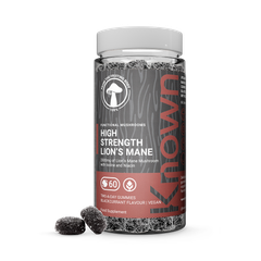 Image 1 for High Strength Lion's Mane 2500mg Blackcurrant Flavour 60 Gummies