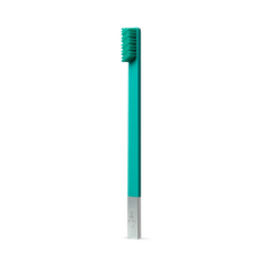 Image 2 for APRIORI Turquoise Blue Silver Medium Toothbrush