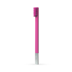 Image 2 for APRIORI Bubblegum Pink Silver Soft Toothbrush
