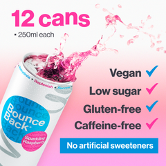 Image 5 for Case of 12 x 250ml Raspberry Flavour Low Calorie Caffeine-Free Sparkling Soft Drink