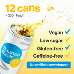 Image 5 for Case of 12 x 250ml Tropical Flavour Low Calorie Caffeine-Free Sparkling Soft Drink