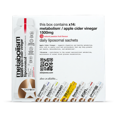 Image 4 for Metabolism Apple Cider Vinegar Liquid Liposomal Passion Fruit 1500mg 14 Sachets