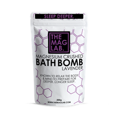 Image 1 for The Mag Lab. Sleep Deeper Magnesium Crushed Bath Bomb 200G