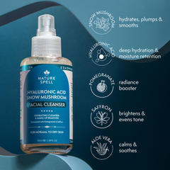 Image 5 for Hyaluronic Acid Snow Mushroom Facial Cleanser 100ml