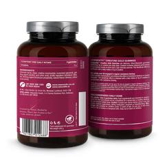 Image 2 for Longevity Creatine Gold Gummies Citrus 90 Gummies