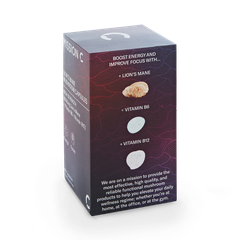 Image 3 for Mission C Lion’s Mane Capsules 8000mg with Vitamin B6 & B12 60 Vegan Capsules