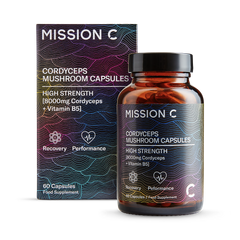 Image 1 for Mission C Cordyceps Capsules 8000mg with Vitamin B5 60 Vegan Capsules