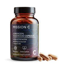 Image 2 for Mission C Cordyceps Capsules 8000mg with Vitamin B5 60 Vegan Capsules