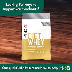PhD Diet Whey Protein Powder Vanilla Crème 1000g
