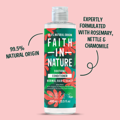 Image 5 for Faith In Nature Conditioner for Normal Hair Aloe Vera  400ml