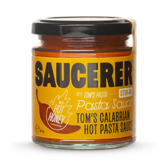 Image 1 for Gourmet Pasta Sauce - Tom's Hot Honey Calabrian Pasta sauce 190g
