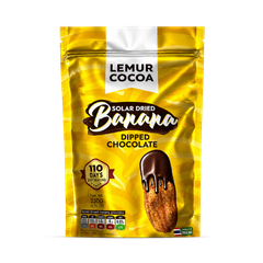 Image 1 for Premium Solar-Dried Banana Snack Coated in Belgian Dark Chocolate (250g)
