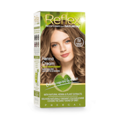 Image 1 for Reflex Semi-Permanent Henna Cream Hair Colour 7.0 (Hazelnut Blonde)