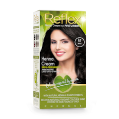 Image 1 for Reflex Semi-Permanent Henna Cream Hair Colour 1.0 (Black)