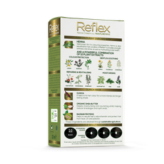 Image 2 for Reflex Semi-Permanent Henna Cream Hair Colour 1.0 (Black)