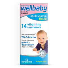 Image 1 for Wellbaby Multi-Vitamin Liquid 6 Months to 4 Years 150ml
