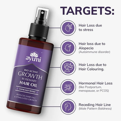 Image 2 for Rosemary Hair Growth Oil, Promotes Hair Growth and Reduces Hair Fall, Consumer Tested and Clinically Studied 100ml