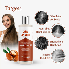 Image 4 for Growth and Strengthening Conditioner, Reduces Hair Fall and Strengthens Hair, Certified Hair Growth Formula  250ml