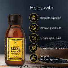 Image 2 for Black Seed Oil, Natural Immune and Anti-Inflammatory Support, Cold Pressed, 2+% Thymoquinone 100ml