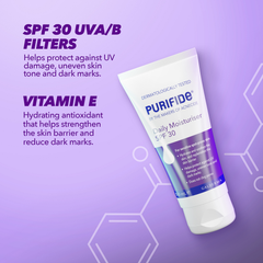 Image 4 for by Acnecide Daily Moisturiser UVA + UVB SPF 30, 24 Hour Hydration, 50ml