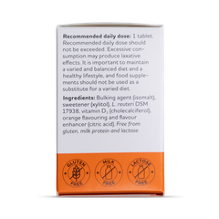 Image 3 for Protectis Tablets with Vitamin D3 Orange 20 µg 30 Tablets