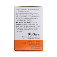 Image 4 for Protectis Tablets with Vitamin D3 Orange 20 µg 30 Tablets