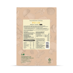 Image 5 for Focus Coffee (Lions Mane & Organic Tumeric) 60g  15 Servings