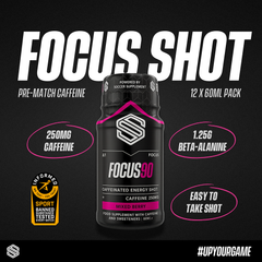 Image 2 for Focus90 Energy Shots 250mg Caffeine 12 Pack