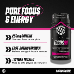 Image 3 for Focus90 Energy Shots 250mg Caffeine 12 Pack