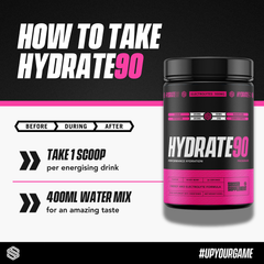 Image 5 for Hydrate90 Hydration & Electrolyte Powder Mixed Berry ‚- 26 Servings