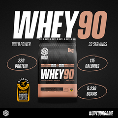 Image 2 for Whey90 Whey Protein Powder Chocolate 24g Protein 33 Servings