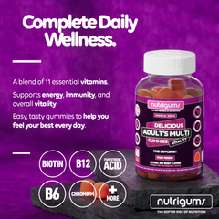 Image 4 for NUTRIGUMS ADULT'S MULTI VITALITY 60 GUMMIES