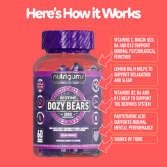 Image 5 for Dozy Bears Sleep 60 Gummies