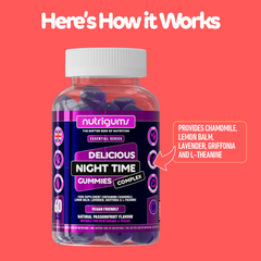 Image 5 for NUTRIGUMS NIGHT TIME COMPLEX 60 GUMMIES