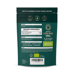 Image 2 for Organic Lions Mane 3000mg - Vegan 90 Capsules