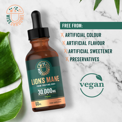 Image 5 for Lions Mane Mushroom 30,000mg  - 60ml Vegan Liquid 60ml