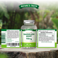 Image 5 for Dandelion Extract 750mg - 60 Tablets
