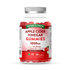 Image 1 for Apple Cider Vinegar w/the Mother & Ginger - 60 Gummies