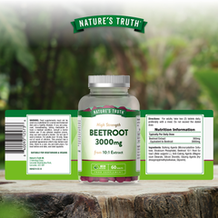 Image 2 for Beetroot Extract 3000mg - 60 Tablets 60Tablets