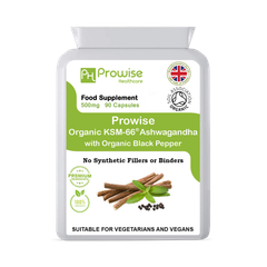 Image 1 for KSM-66 Ashwagandha With Organic Black Pepper 500mg 90 Capsules