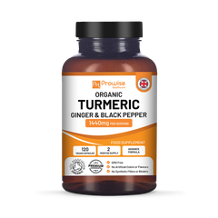 Image 1 for Organic Turmeric Capsules High Strength 1440mg  120 Turmeric Capsules with Black Pepper, Ginger & Curcumin