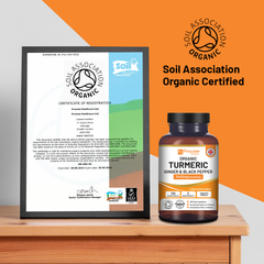 Image 3 for Organic Turmeric Capsules High Strength 1440mg  120 Turmeric Capsules with Black Pepper, Ginger & Curcumin