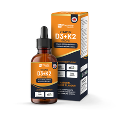 Image 1 for Vitamin D3 4000iu + K2 MK7 25¬µg - 30ml Bottle