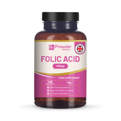 Image 1 for Folic Acid+ 400mcg 400 Vegan Tablets