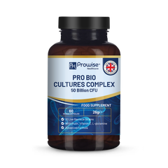Image 1 for Pro Bio Cultures Complex Probiotics and Prebiotics 50 billion CFU 60 Capsules