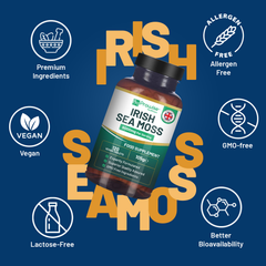 Image 3 for Irish Sea Moss Tablets High Strength 6000mg 120 Vegan Tablets