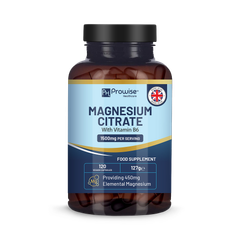 Image 1 for Prowise Magnesium Citrate Capsules 1500mg with Vitamin B6 120 Vegan Tablets