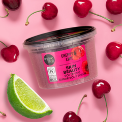 Image 5 for Skin Beauty Softening Sugar Body Scrub Cherry & Lime 250 ml