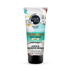 Image 1 for Paradise Found LIGHT Tanning Body Cream with Coco & Majestic Monoi 150ml