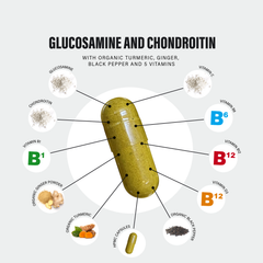 Image 5 for Glucosamine and Chondroitin with Vitamins 120 Capsules
